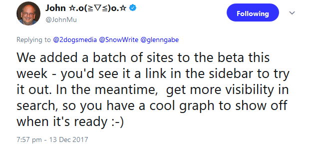 Google erhöht die Zahl der Webseiten für die neue Search Console