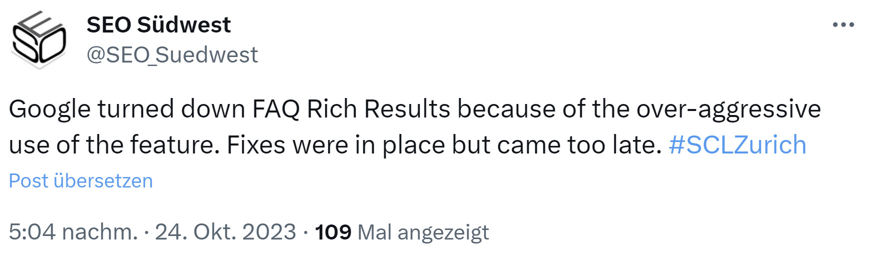 Google: FAQ Rich Results wurden wegen zu aggressiver Nutzung eingestellt