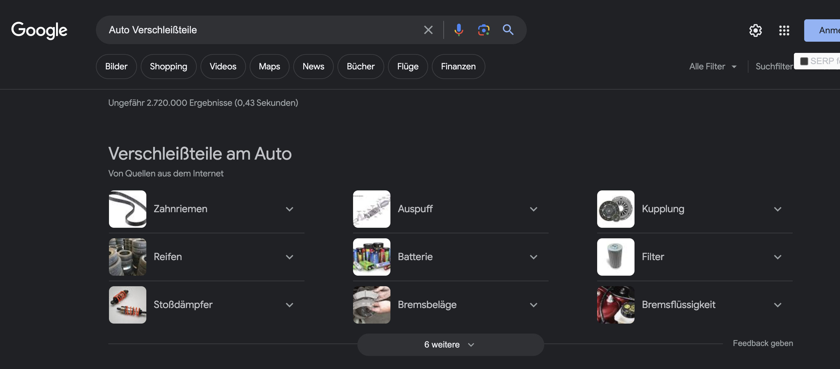 Google: Multi-Featured-Snippets mit Bildern