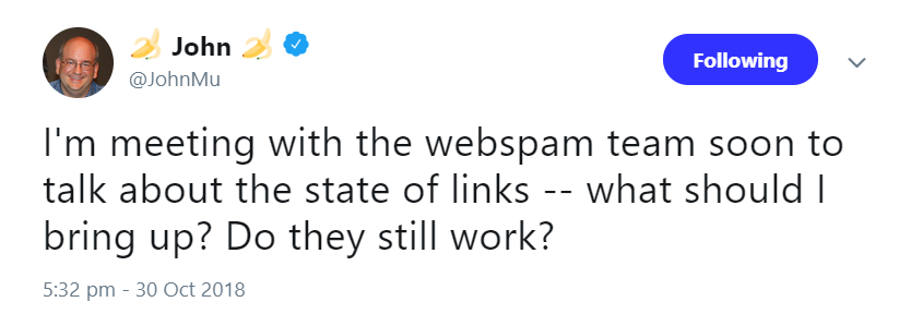 Google fragt: 'Funktionieren Links noch?'