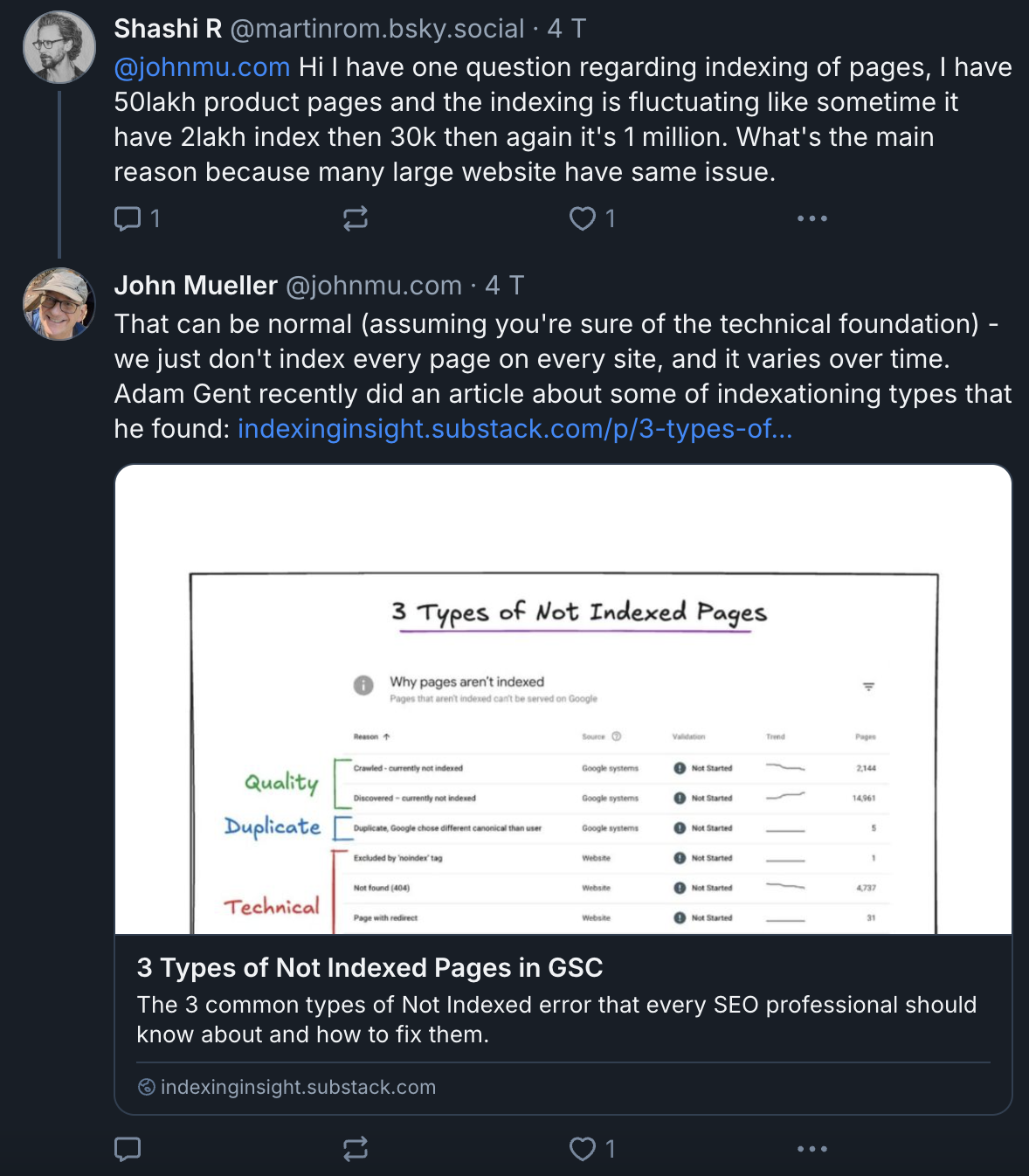 Google: Große Schwankungen der Zahl indexierter Seiten kann normal sein