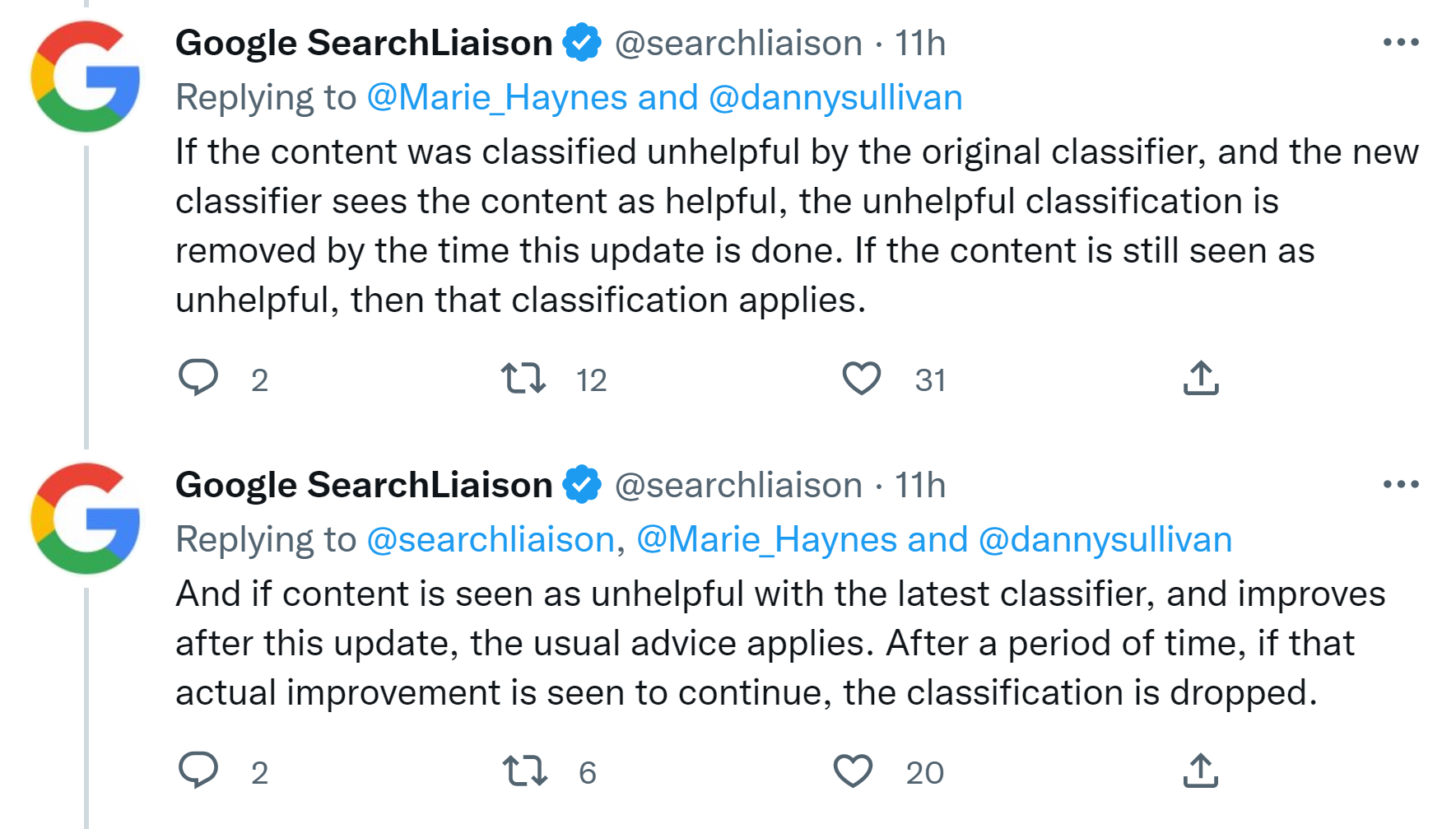 Google: Auch nach eine Helpful Content Update lohnt es sich, Inhalte zu verbessern