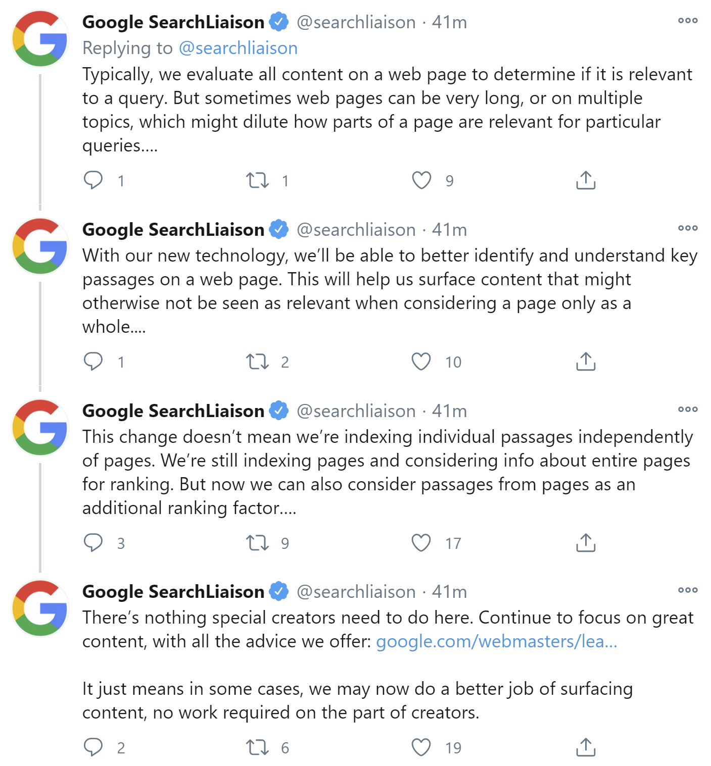 Google: Indexierung einzelner Passagen kann zum zusätzlichen Rankingfaktor werden