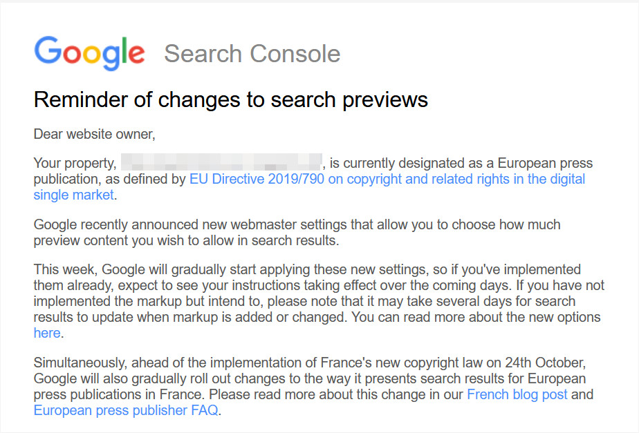 Google informiert über die baldige Verwendung der neuen Meta-Tags für Snippets