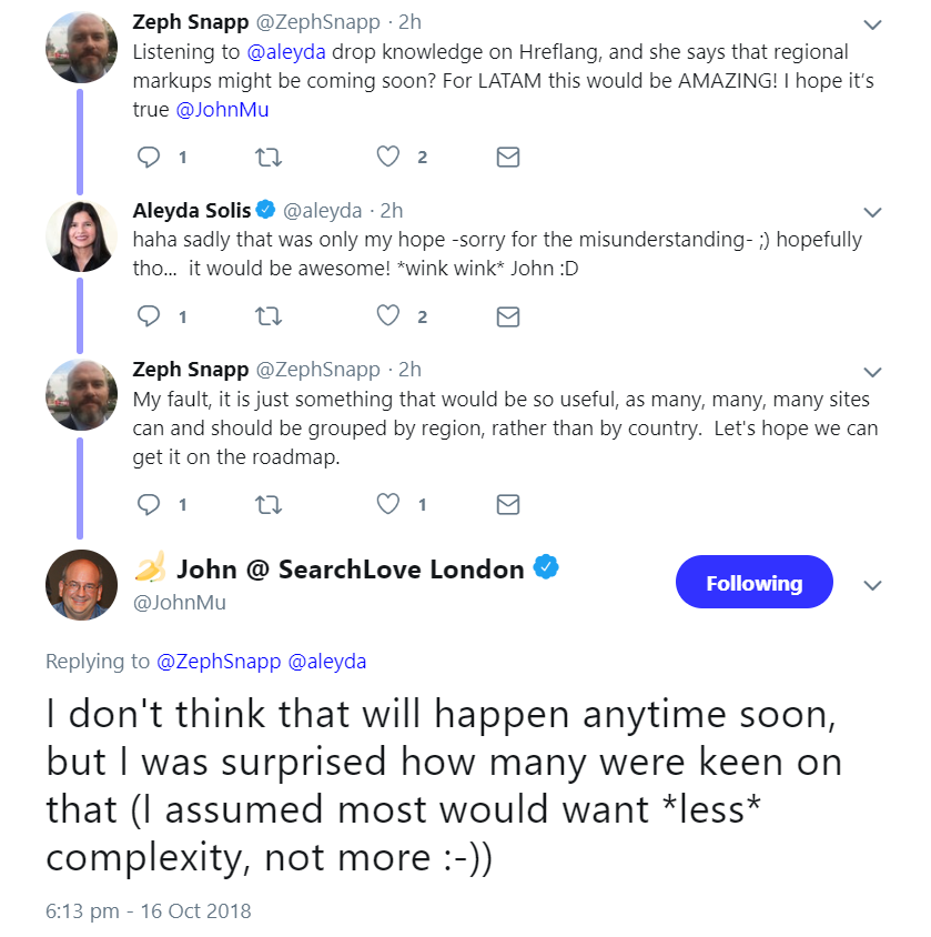 Google: kein regionales Markup zu erwarten