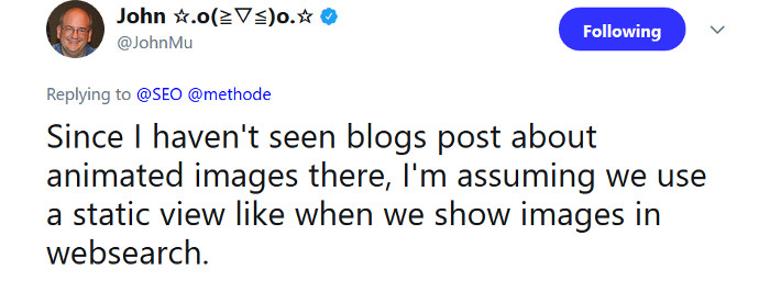 Google: keine animierten GIFs in Featured Snippets