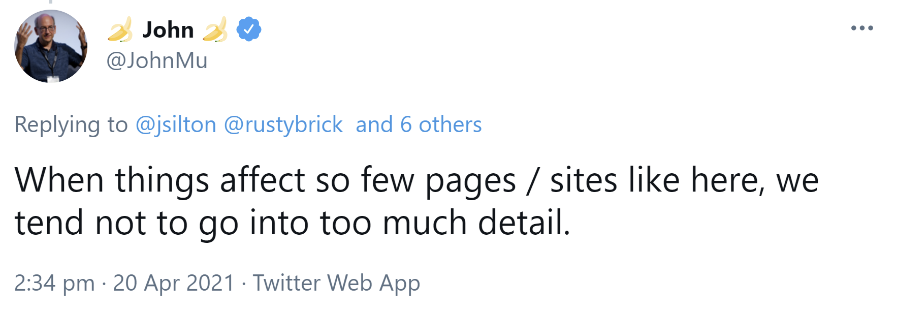 John Müller von Google nennt kein Details zur Soft-404-Problembehebung