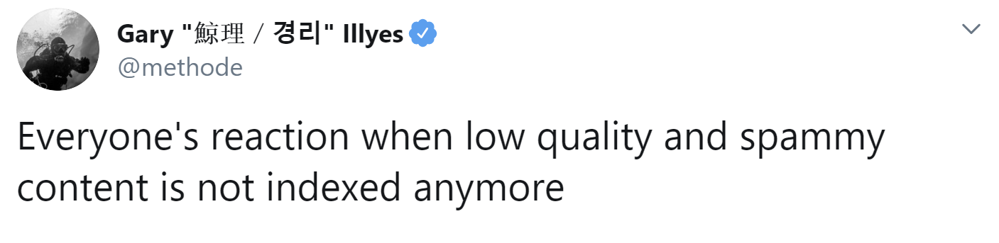 Google: keine Indexierung von Inhalten geringer Qualität mehr?