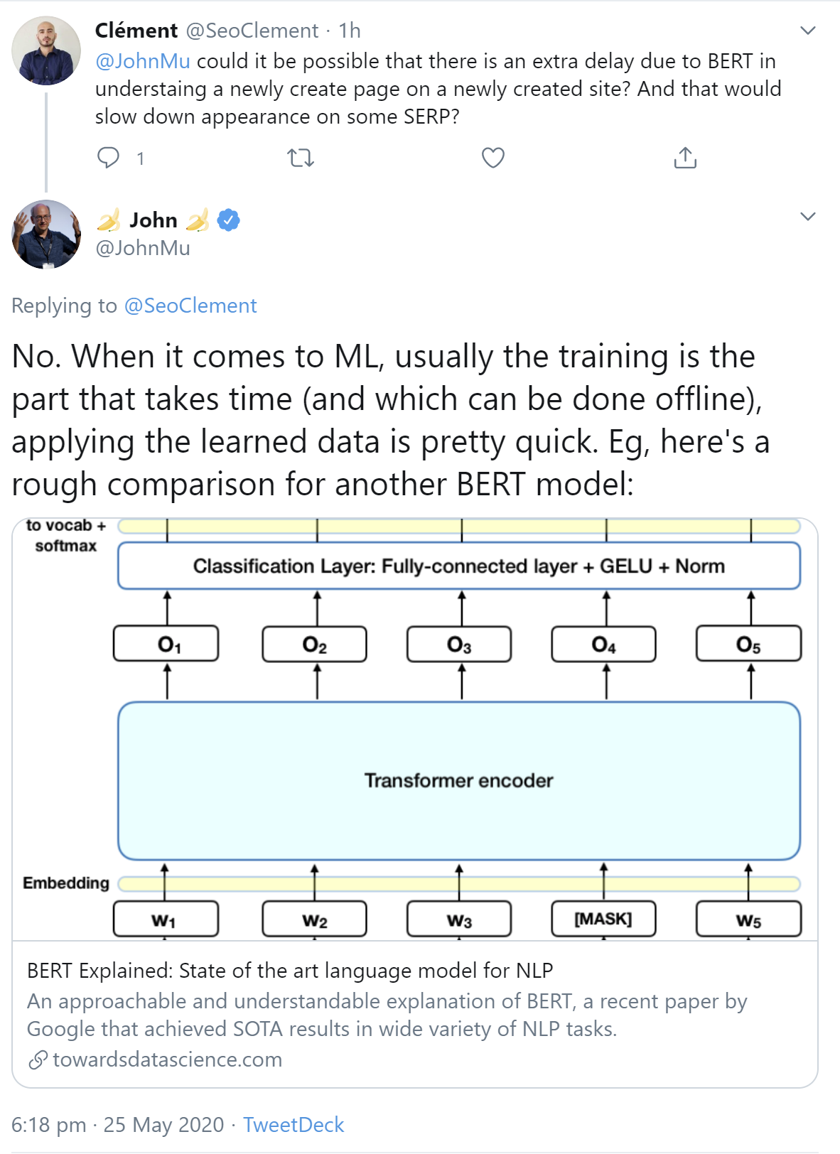 Google: keine Verzögerungen durch BERT beim Indexieren neuer Inhalte