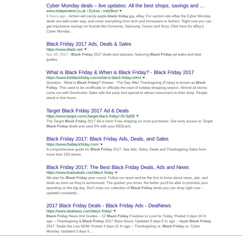 Google: Beispiel für längere Snippets und Descriptions