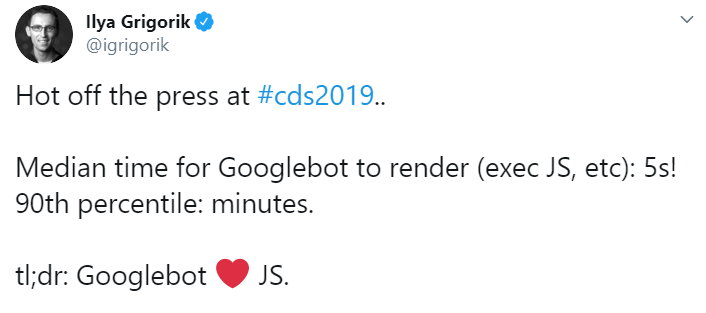 Google: Median der Renderzeit durch Googlebot fünf Sekunden