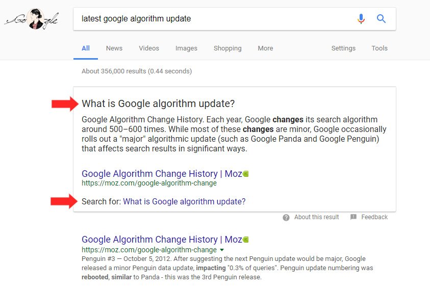 Google: Near-Match Featured Snippet