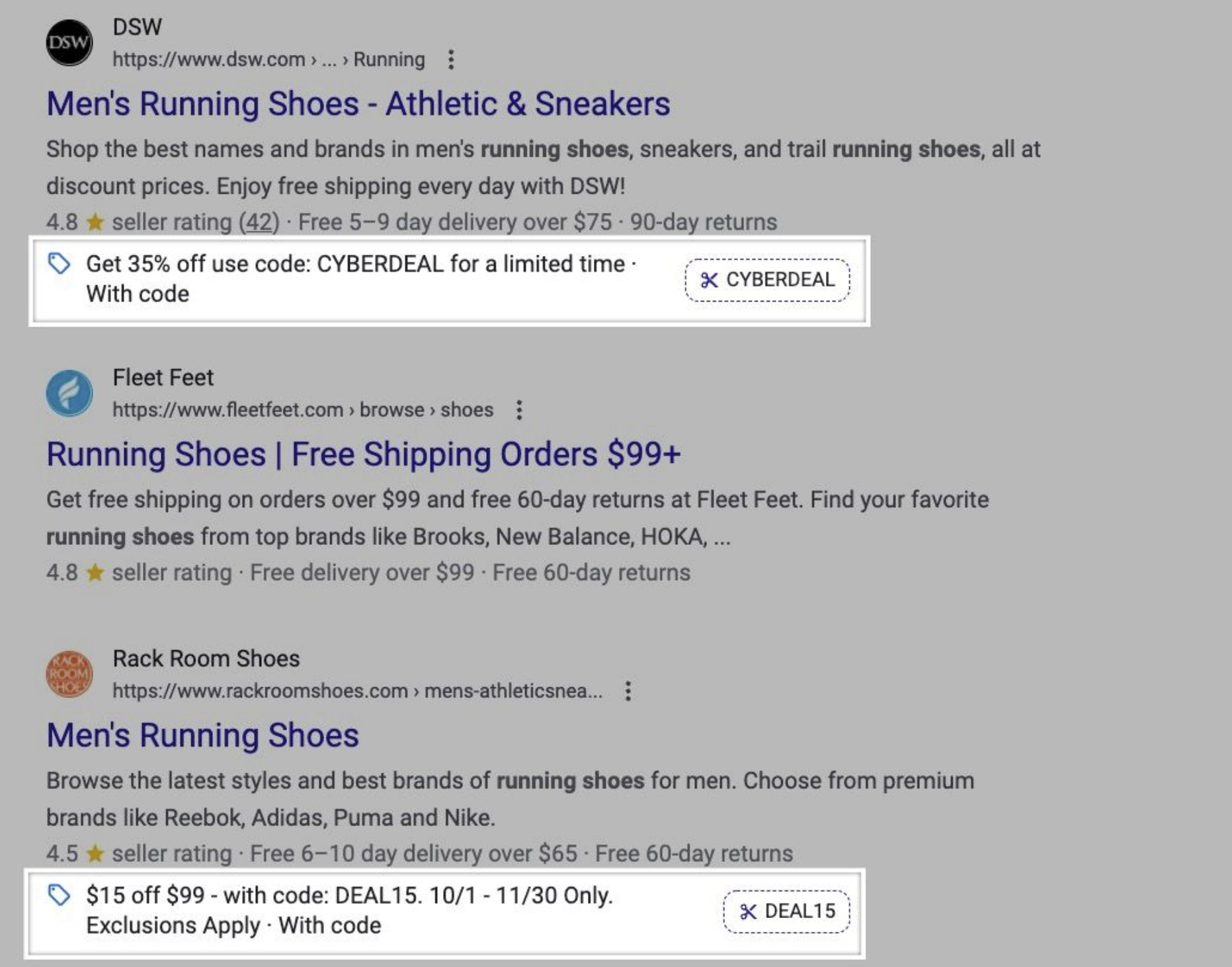 Google: neue Rich Results für Deals, Angebote und Gutschein-Codes
