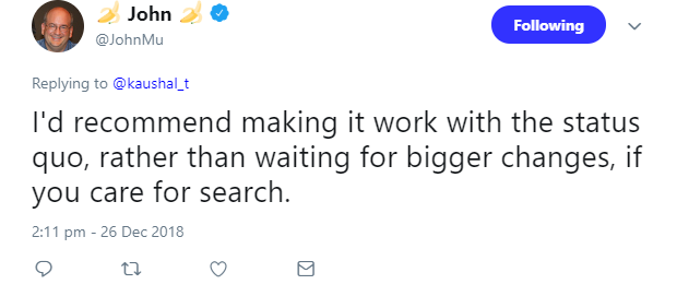 Google: nicht auf neue Web Rendering Engine warten