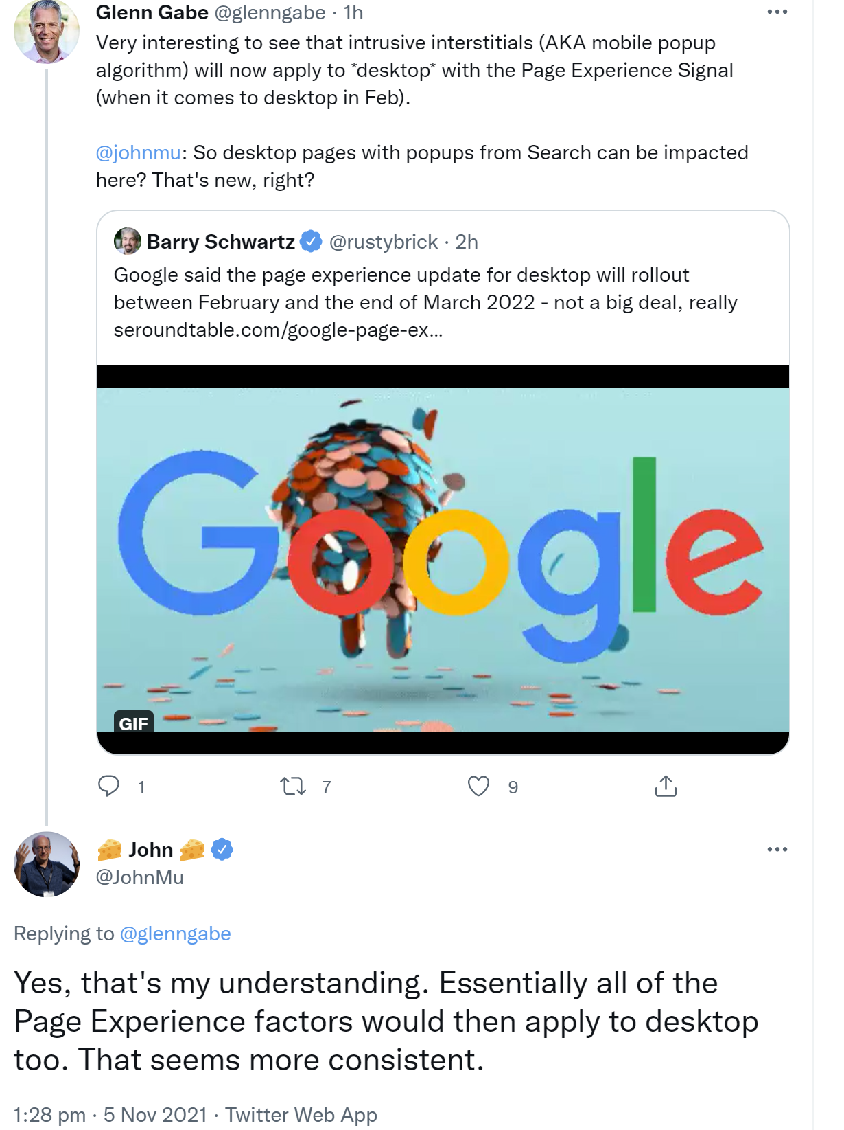 Google Page Experience: Auch Desktop-Popups betroffen