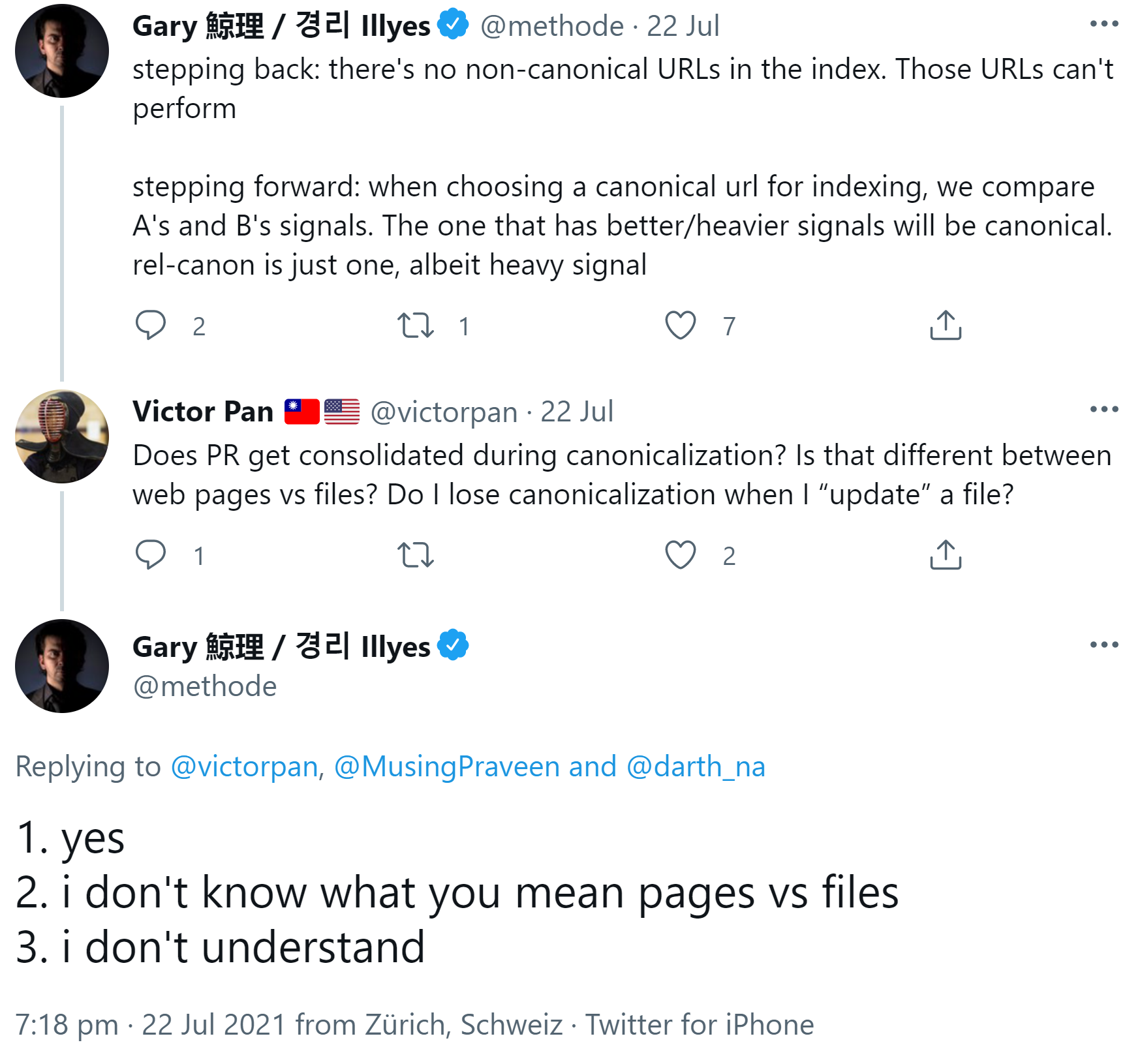 Google: Page Rank von URLs wird für Canonicals zusammengelegt