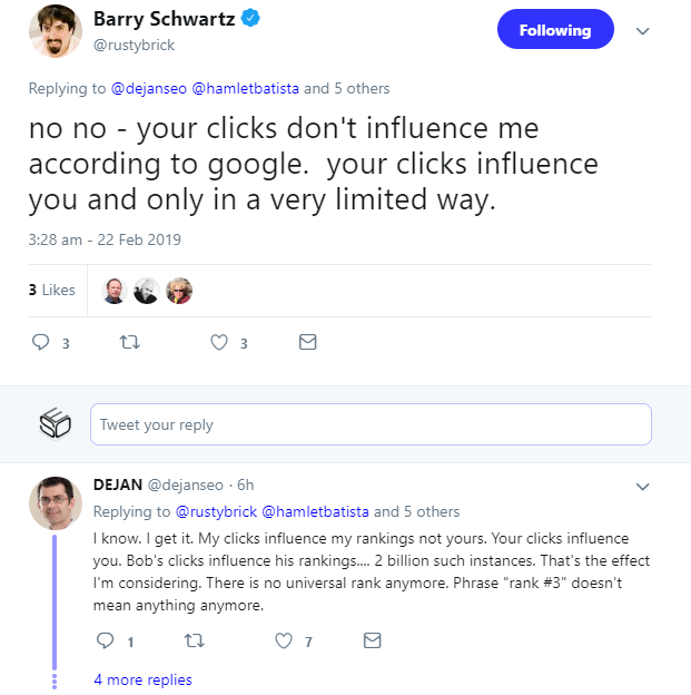 Google: persönliche Rankings für Milliarden Nutzer: keine universellen Rankings mehr