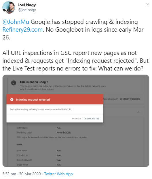 Google: Probleme mit der robots.txt führten zum Abbruch des Crawlens