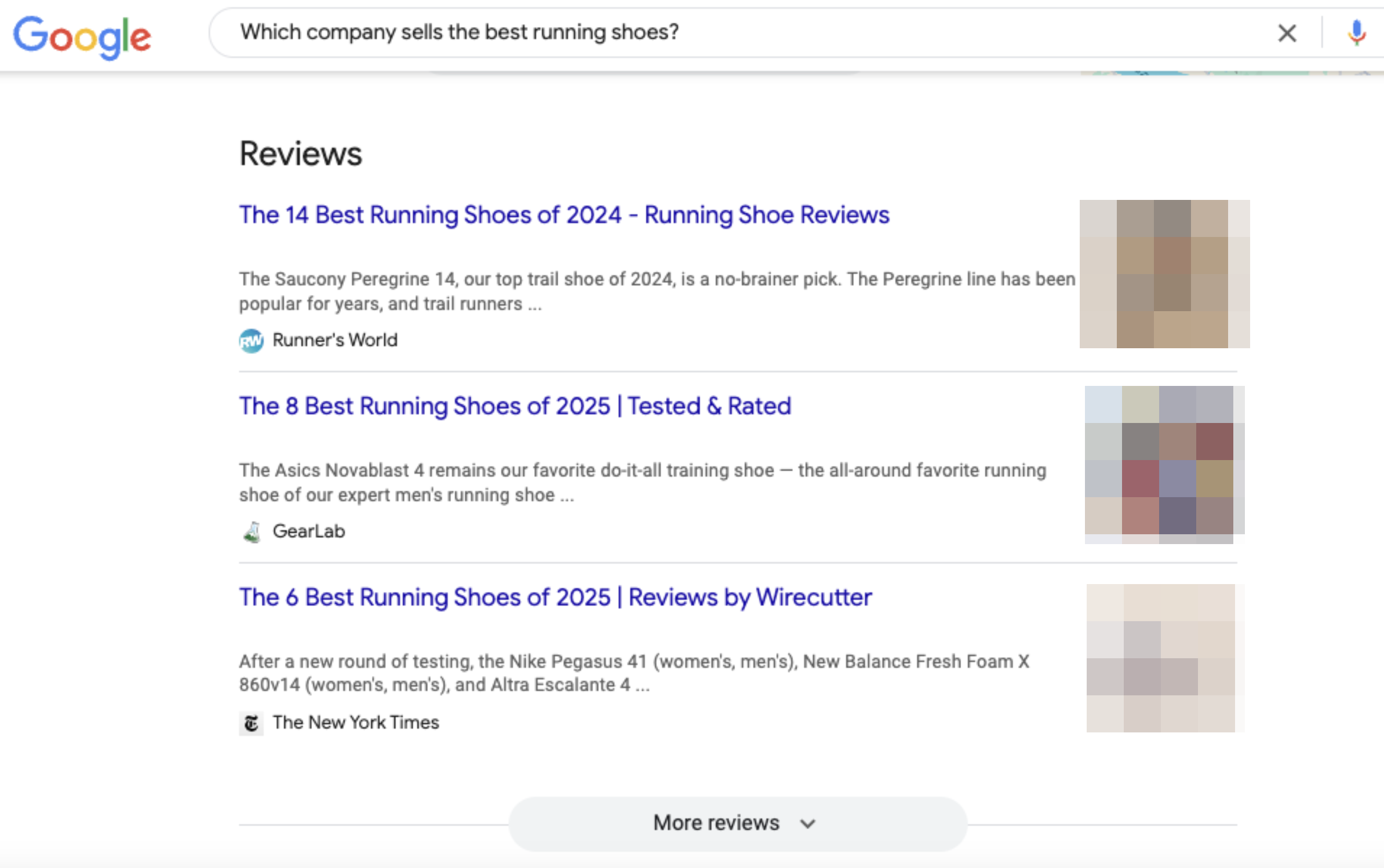 Google Reviews-Feature als Snippet