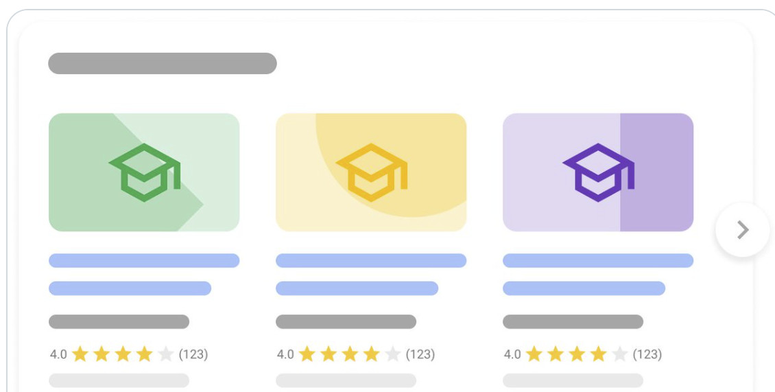 Google Course Info Rich Result