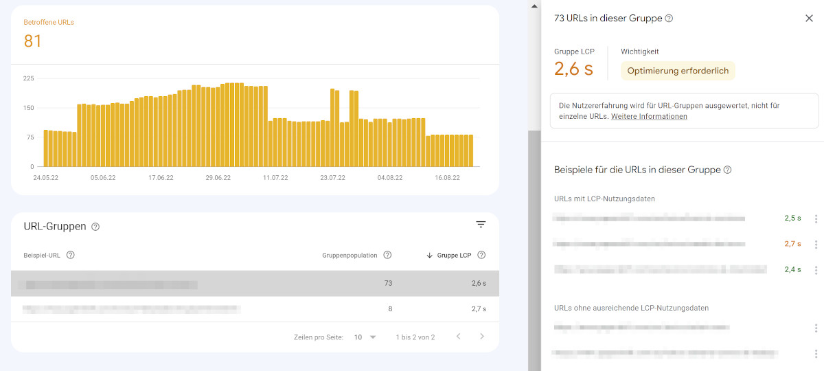 Neuer Core Web Vitals Report in der Google Search Console