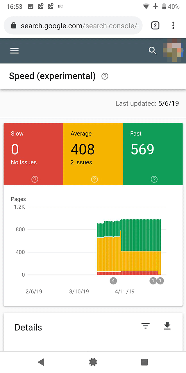 Google Search Console: neues Speed Tool (Mobile)