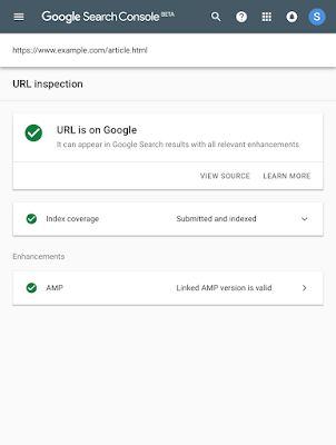 Google: URL-Prüftool