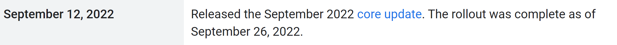 Google Search Ranking Updates