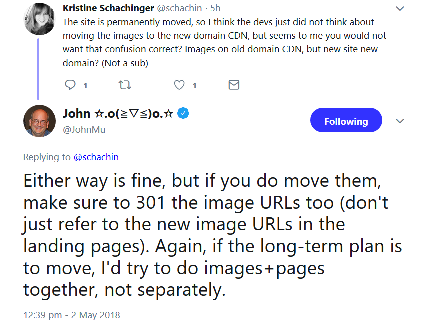 Google: Beim Umzug von Webseiten immer auch an die Bilder denken und diese gleich mit umziehen