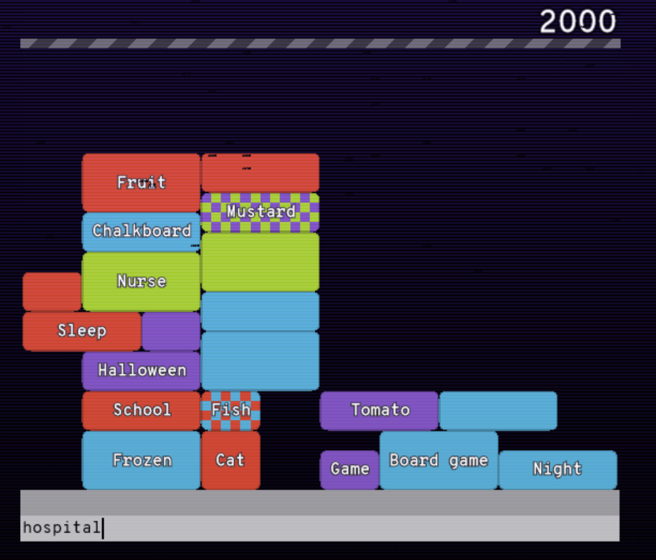 Google Semantris: 'Block'