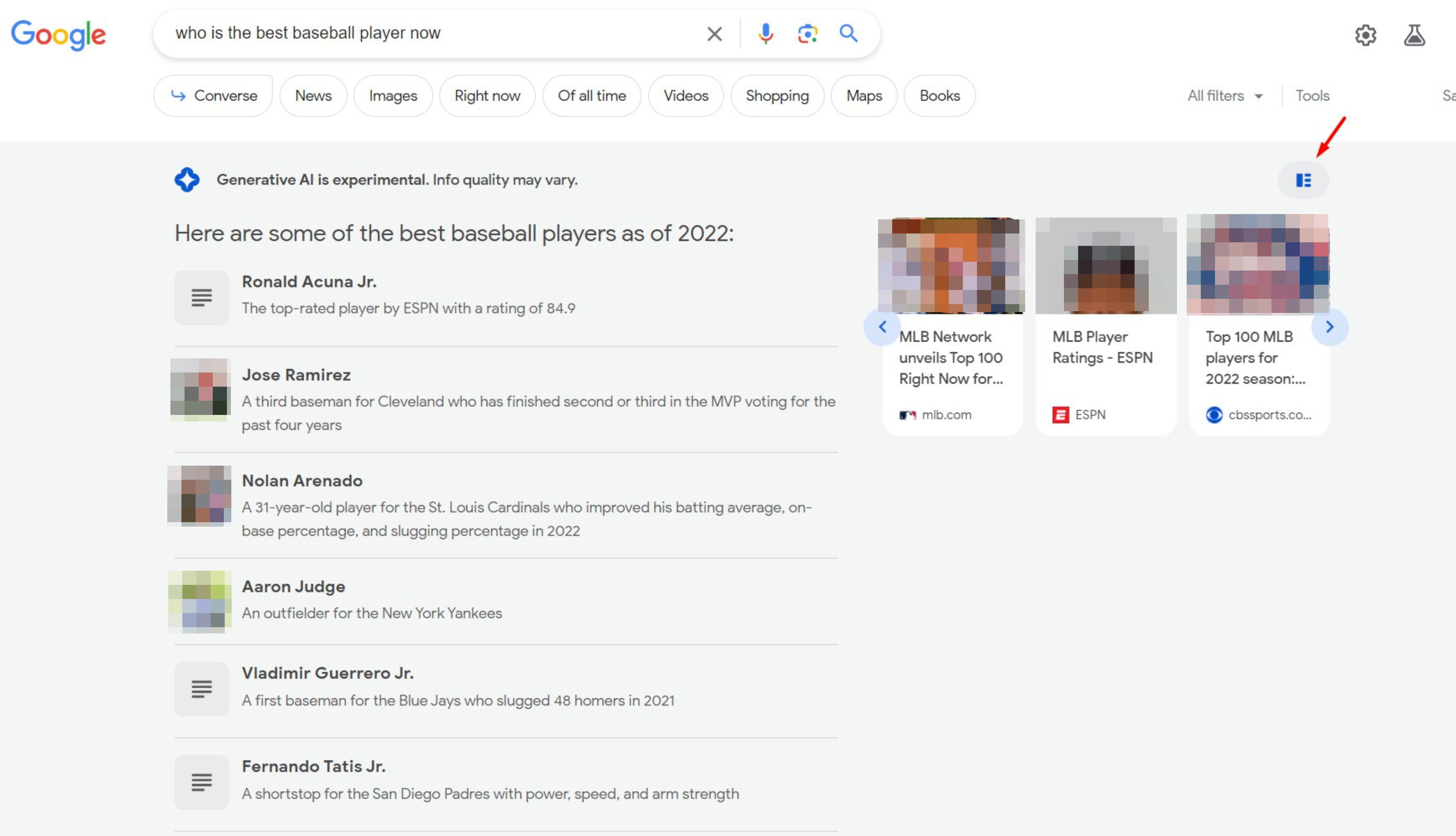 Google KI-Snapshot mit 'Bear Claw'