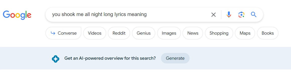 Google SGE: Prompt zum Öffnen eines KI-Snapshots