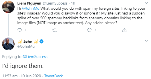 Google: Spam-Links auf Bilder einfach ignorieren