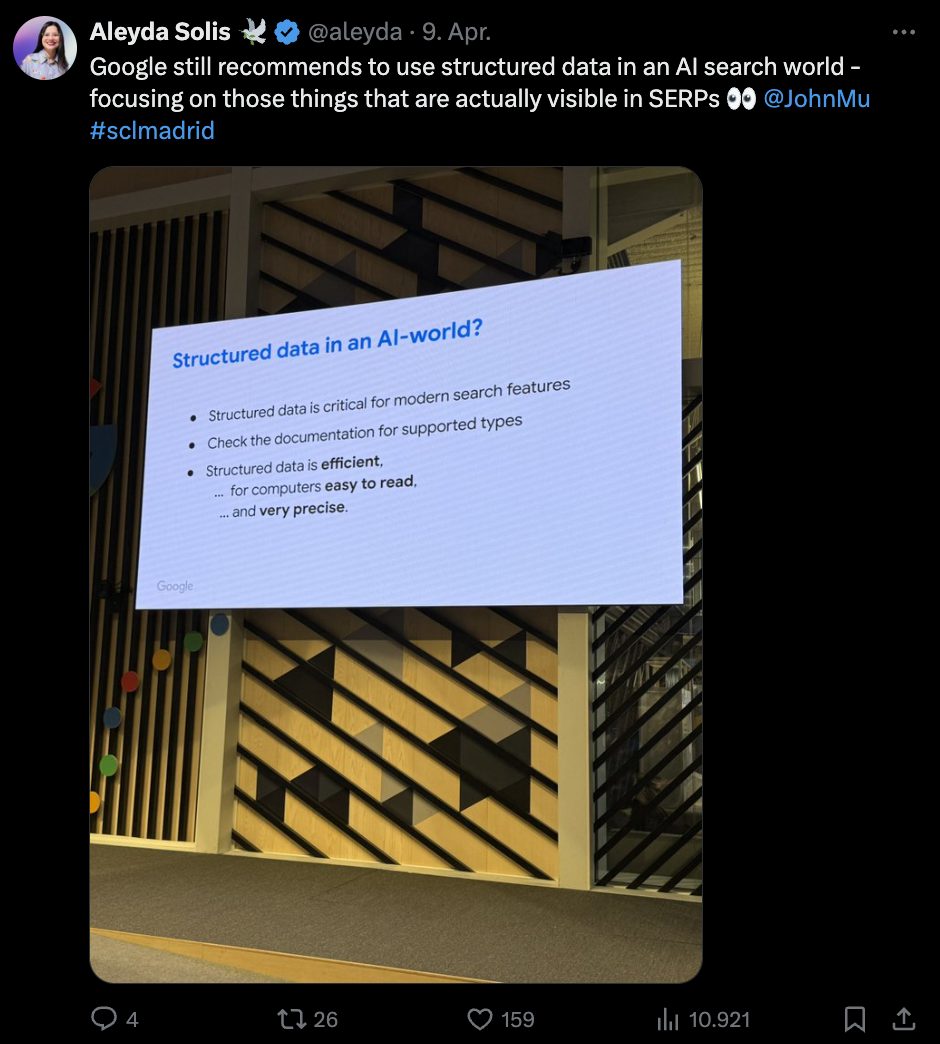 Google: Strukturierte Daten sind auch in der KI-Suche wichtig