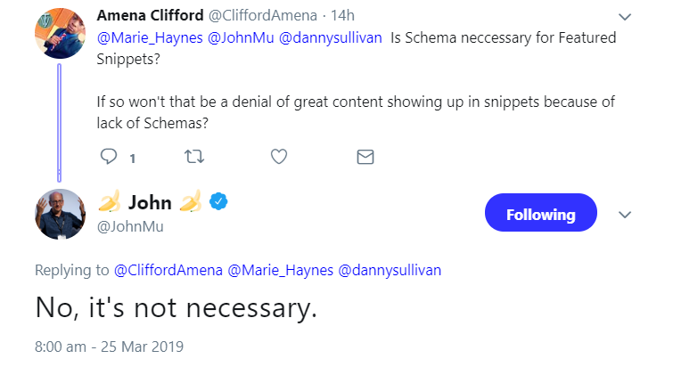 Google: Strukturierte Daten nicht für Featured Snippets erforderlich