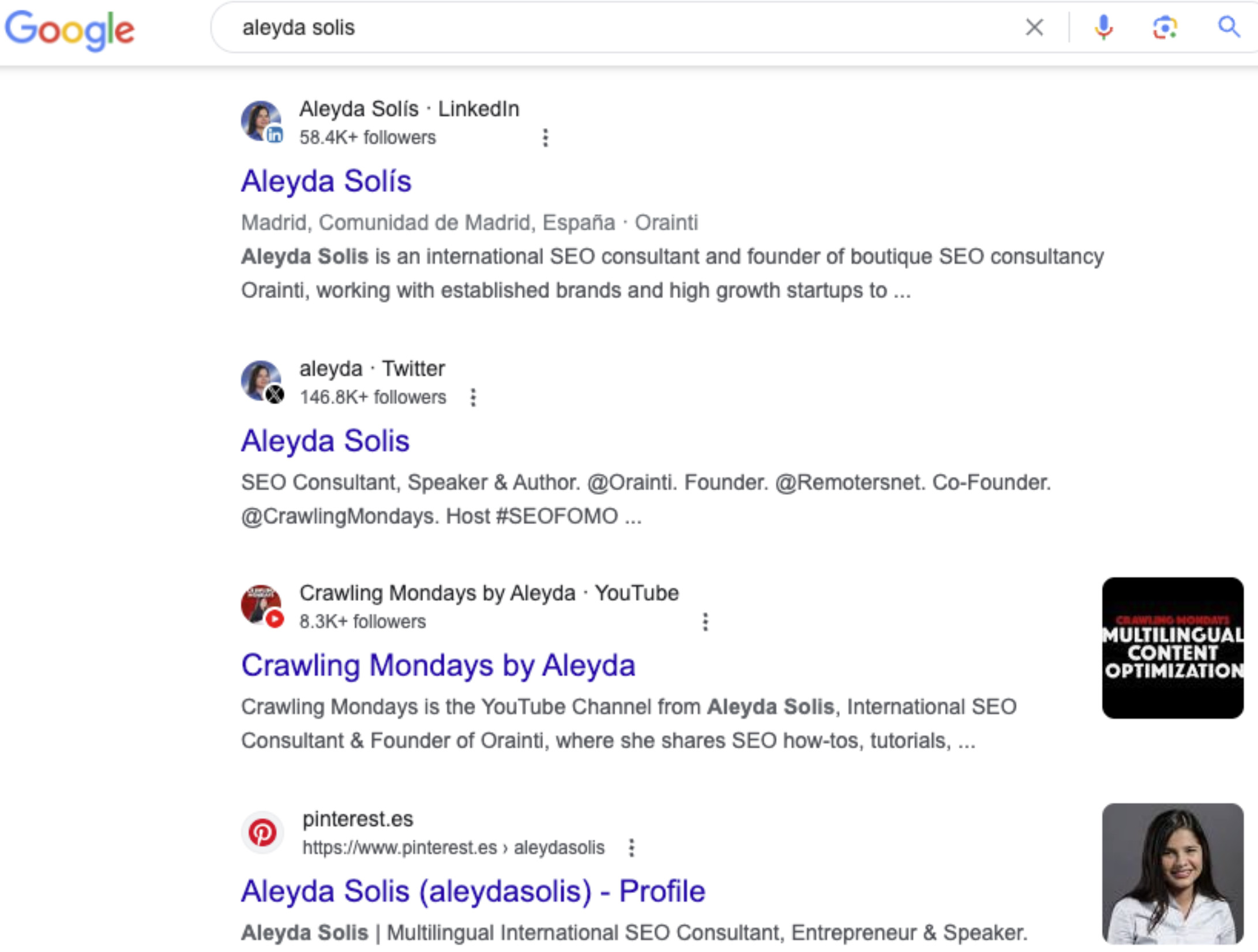 Google testet die Anzeige der Follower-Anzahl