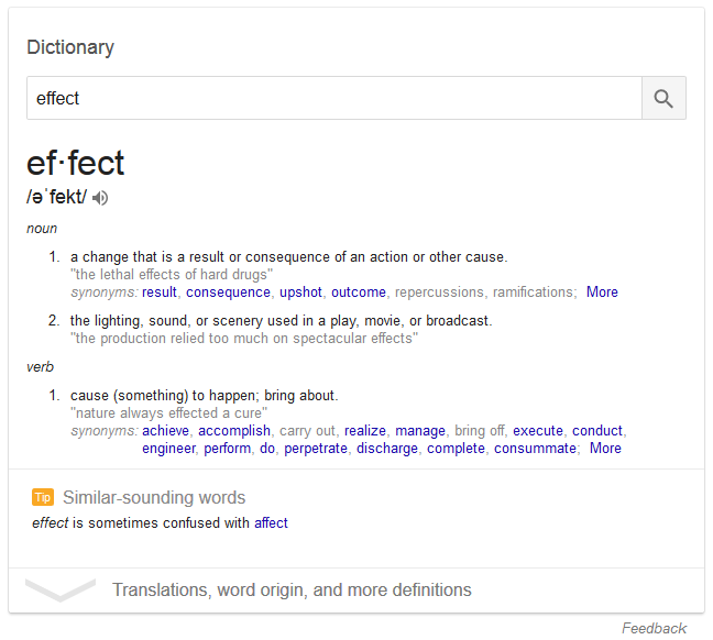 Google: Vorschlag zu ähnlich klingenden Begriffen