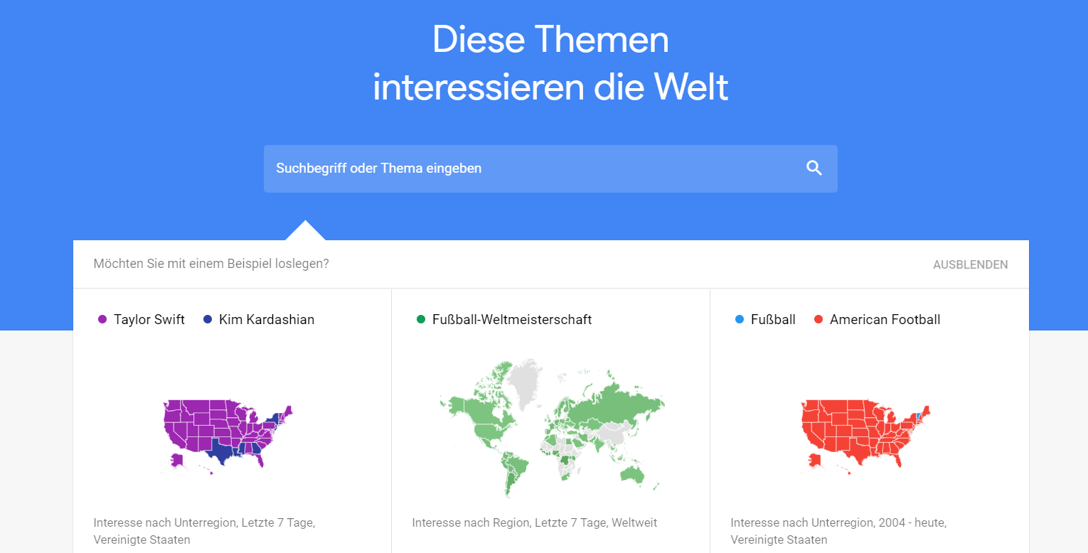 Google Trends neu