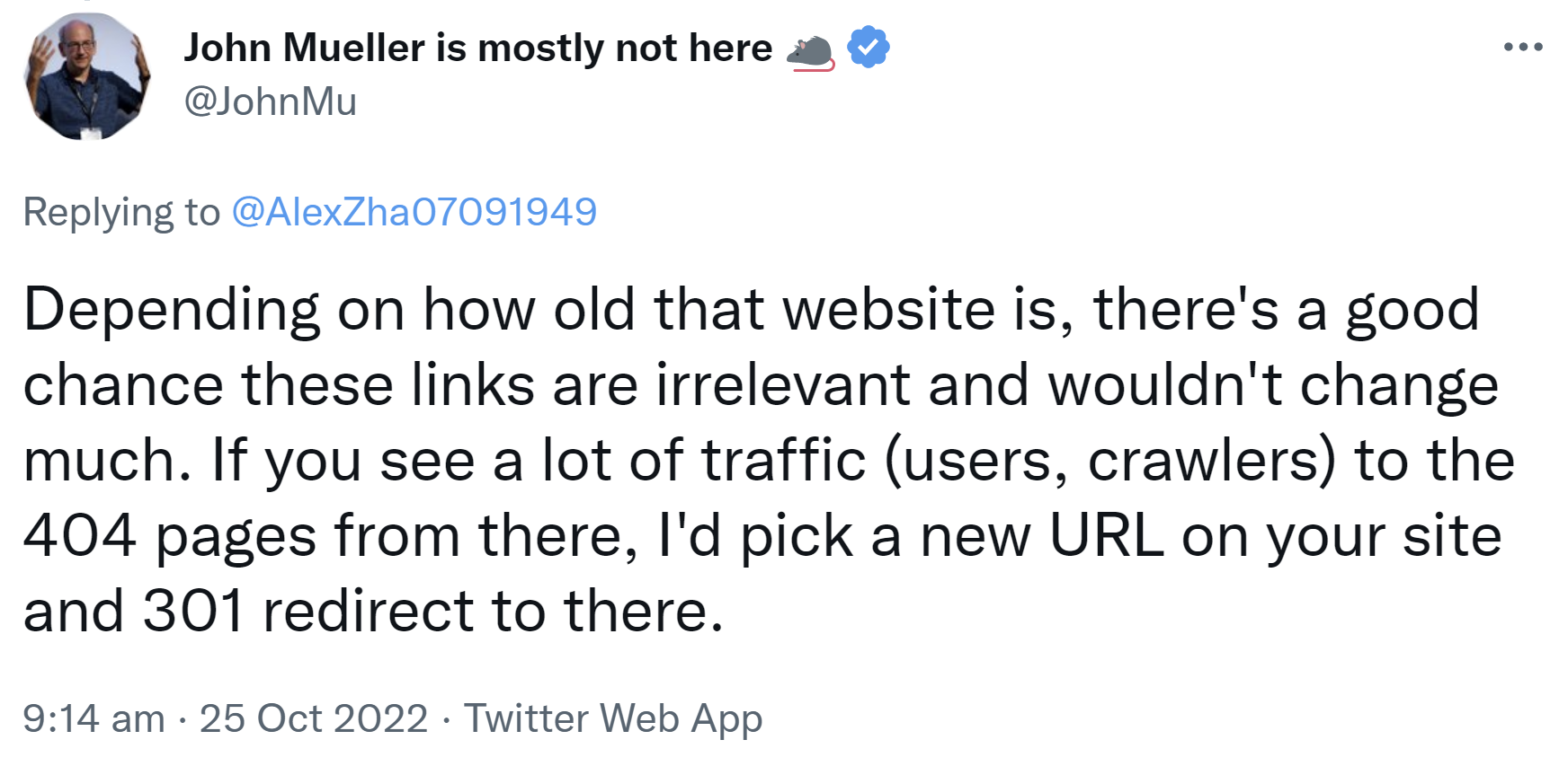 Google: Umgang mit alten Links
