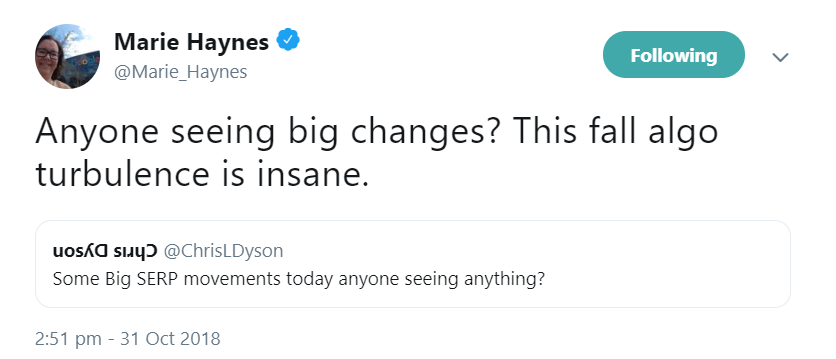 Google: herbstliche Algo-Turbulenzen