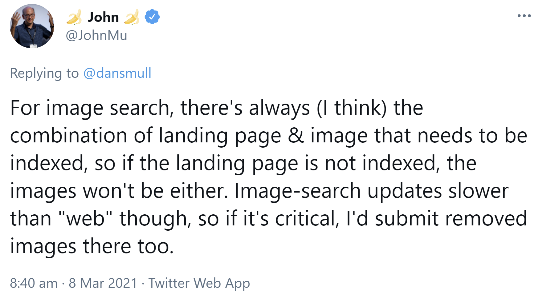 URL Removal Tool: Bilder am besten separat einreichen, wenn es schnell gehen soll