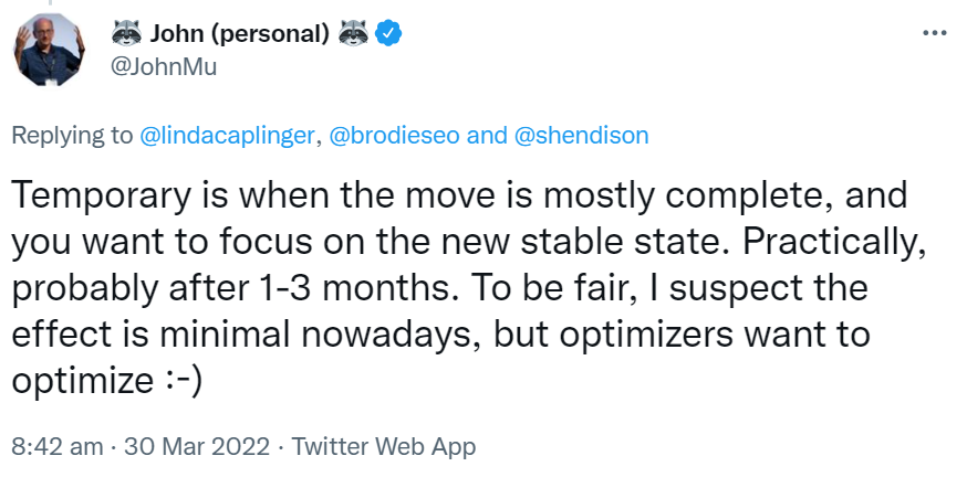 Google: URLs mit Weiterleitungen in der Regel nach einem bis drei Monaten aus Sitemap entfernen