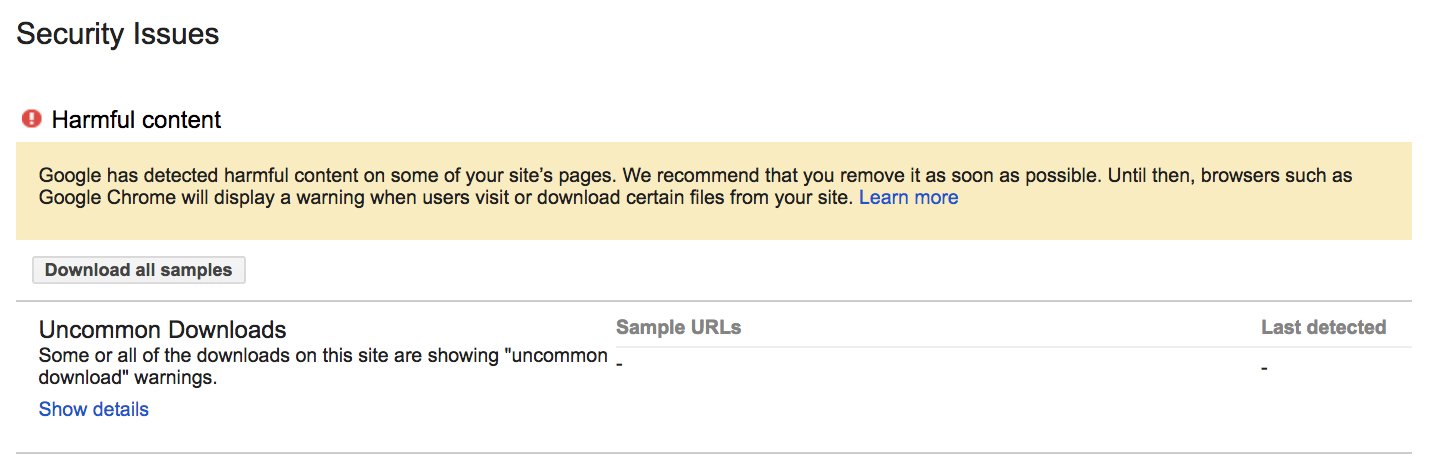 Google: Warnung wegen seltener Downloads