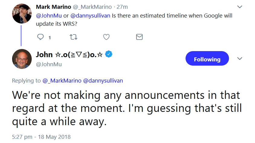 Google wird wohl noch eine Weile auf Basis von Chrome 41 rendern
