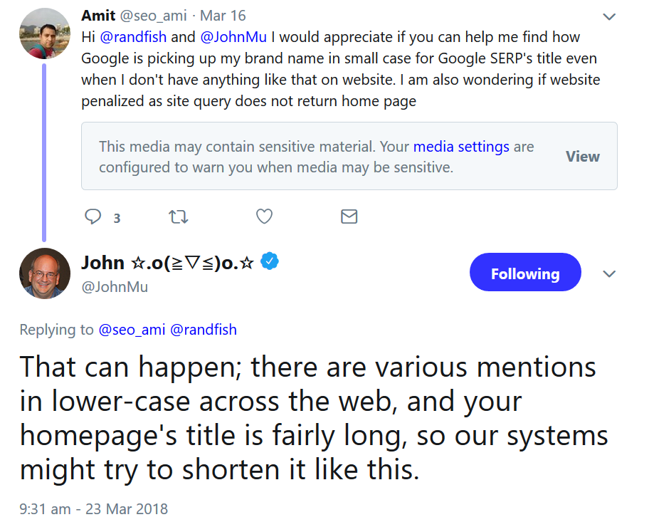 Google zeigt auch Inhalte in den Ergebnissen, die auf der Seite gar nicht vorkommen