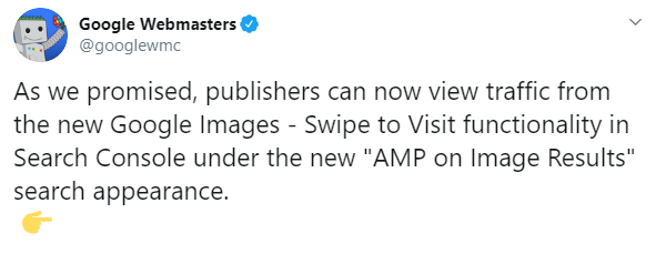 Google: Bericht zu AMP-Seiten in Bildergebnissen jetzt in der Search Console verfügbar