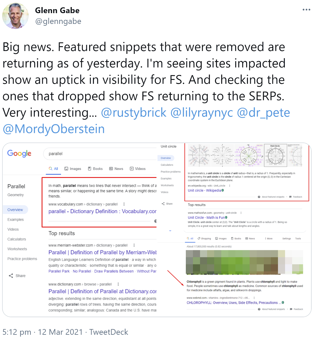Google zeigt wieder mehr Featured Snippets an