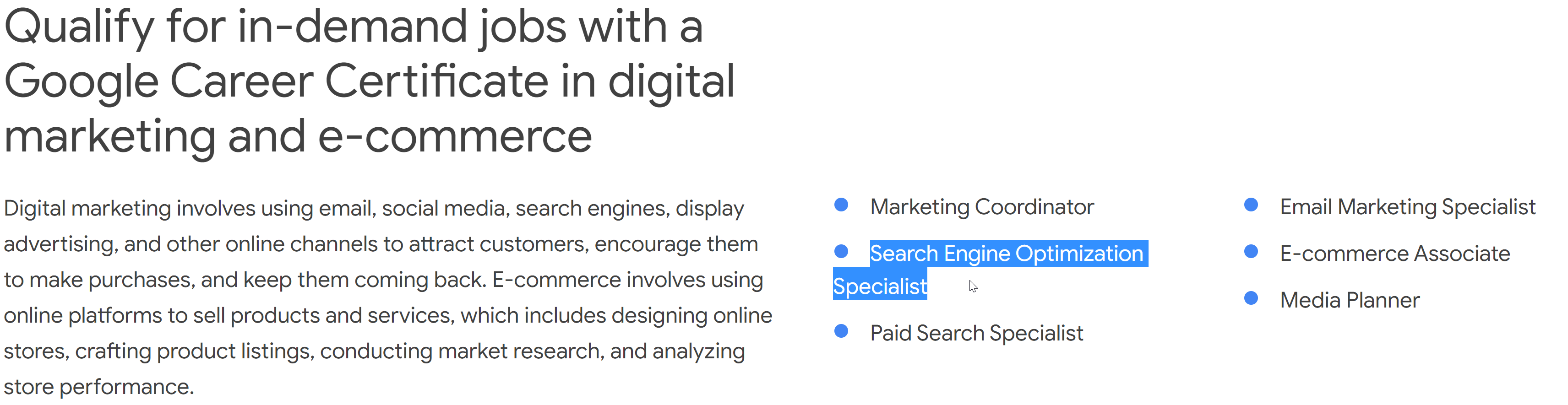 Google: Zertifizierung auch für SEO