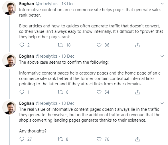 Informationsorientierte Inhalte können positive Auswirkungen auf E-Commerce-Sites haben - Fortsetzung