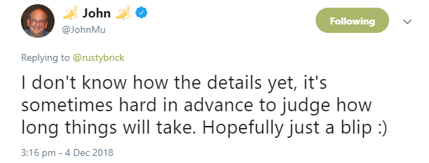 Johannes Müller zum Datenverlust in der Search Console bezüglich Bildersuche